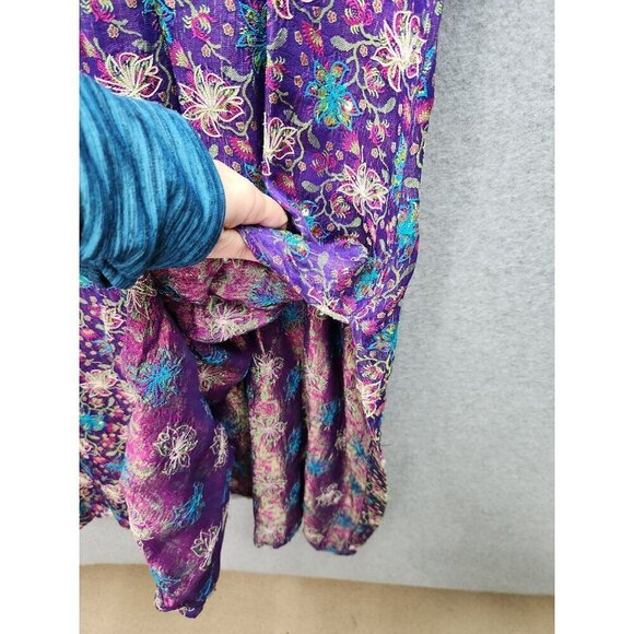 Indy Floral Embroidered Short Sleeve Dress Multicolor - Picture 4 of 4